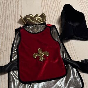 Kids Knight Costume Set - Red and Gold